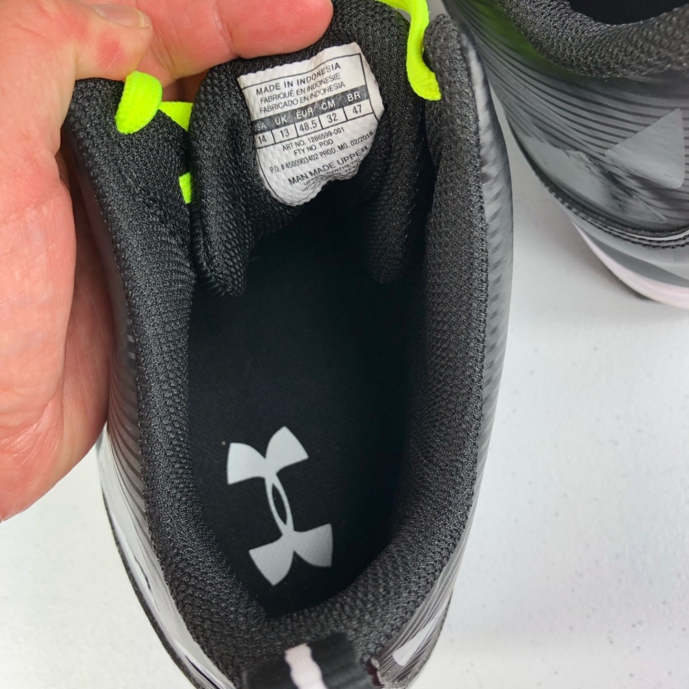 Under Armour Men’s Cleats Size 14 - Picture 7 of 8